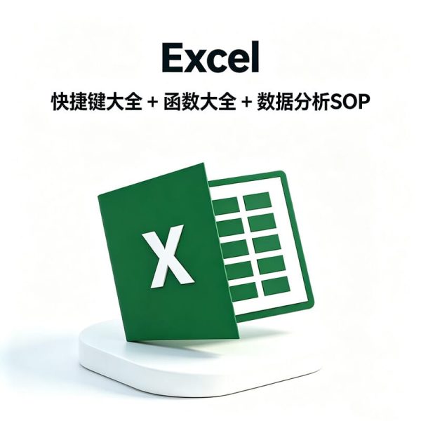 Excel如何做数据分析？如何提高Excel工作效率？快捷键+函数+数据分析+不同职业SOP工作流程