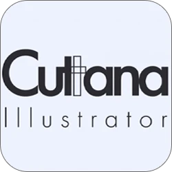 AI插件|文本轮廓剪切工具 Cuttana Illustrator v1.0可一键生成镂空与路径结构，适用于海报设计、品牌视觉与字体排版