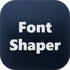 FontShaper V1.0.1字体编辑导入AE/PS/AI脚本插件，动态字体设计核心工具